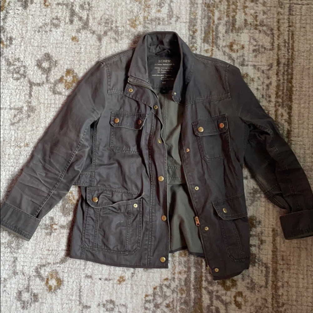 J Crew military style jacket